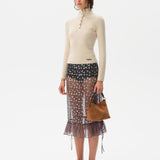 ELORA - High neck cashmere-wool knit