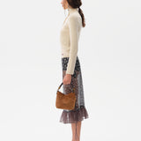 ELORA - High neck cashmere-wool knit