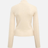 ELORA - High neck cashmere-wool knit