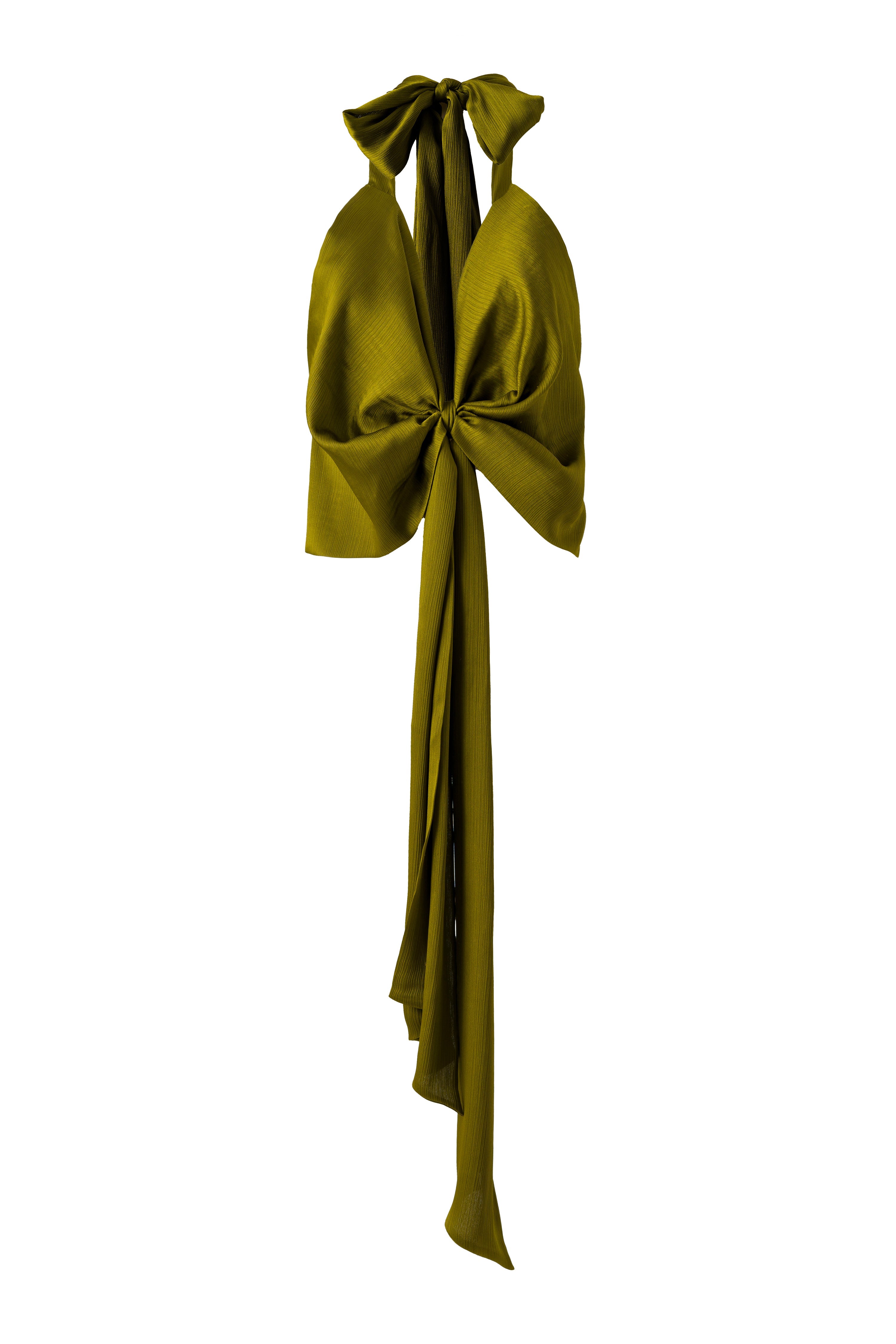 BERTILLE - Halter top with bow-tie