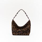 MINI GALIA - Leopard-print hair leather shoulder bag