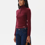 ELORA - High neck cashmere-wool knit