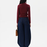 ELORA - High neck cashmere-wool knit