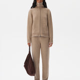 THEKLA - Drawstring knit jogger pants with stitch detailing