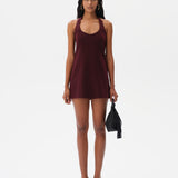 ZHEN - Fitted halterneck mini dress