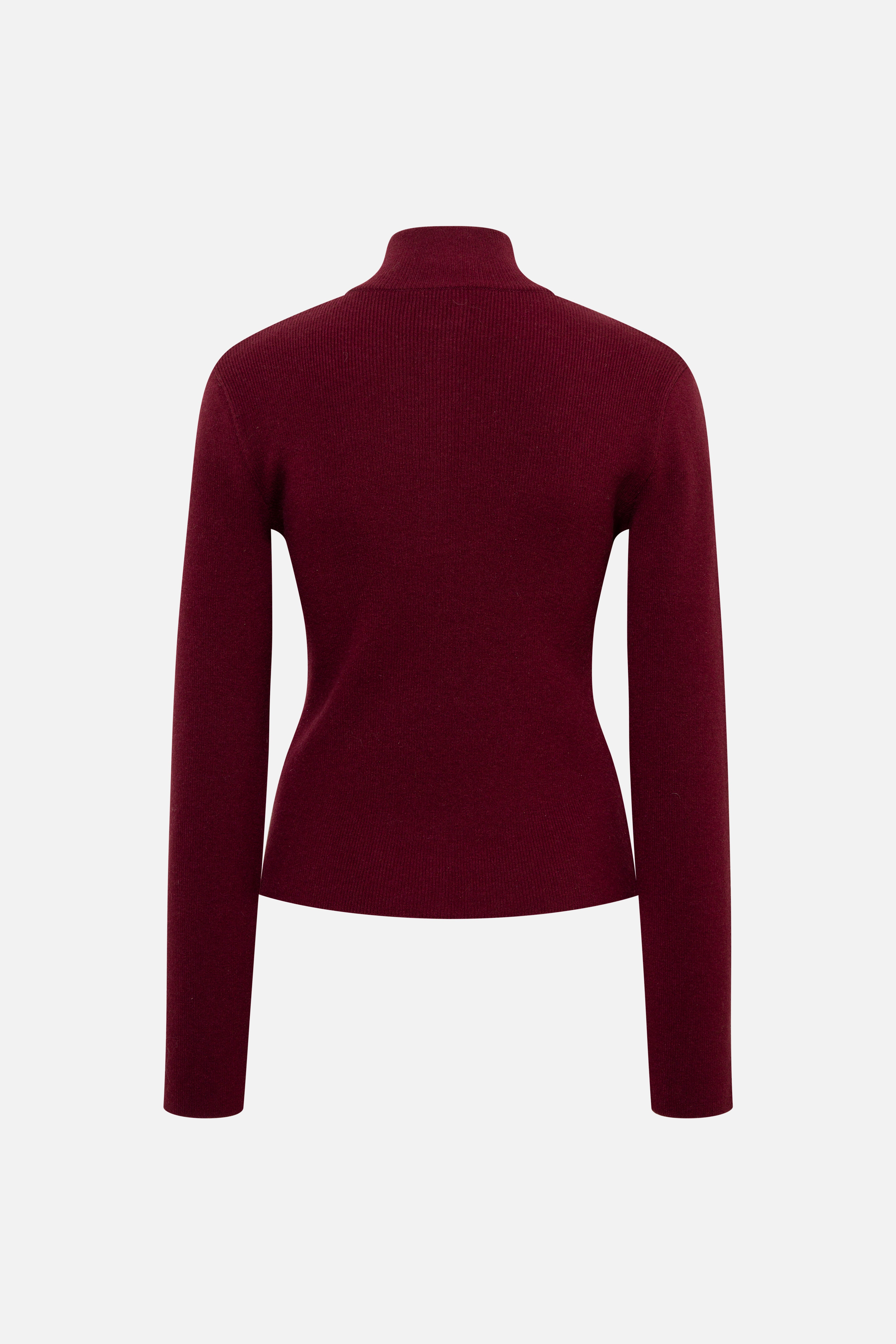 ELORA - High neck cashmere-wool knit