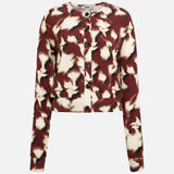 POLI - Printed jersey cardigan