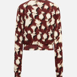 POLI - Printed jersey cardigan