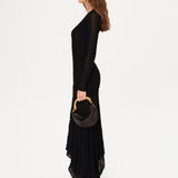 OLLE - Long sleeve fitted dress