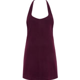 ZHEN - Fitted halterneck mini dress