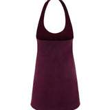 ZHEN - Fitted halterneck mini dress