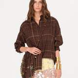 ATHELIA - Loose-fit shirt with detachable mini-pouch