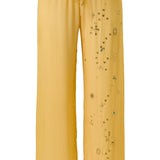 AURILIE - Bead-embellished crop leg pants