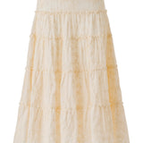 JAMIE - Broderie anglaise maxi skirt