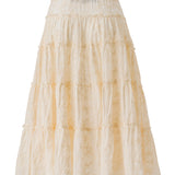 JAMIE - Broderie anglaise maxi skirt