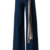 ODETTE - Wide-leg jeans with a chain detail