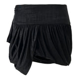 PONIA - Tie detailed wrap mini skirt