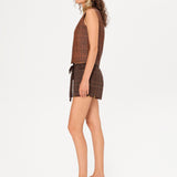 SHOL - Bow detailed mini shorts