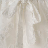 SHOL - Flower appliqué detailed mini shorts