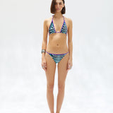 ANDY - Low-rise zebra printed bikini briefs