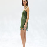 ENTA - Bead-embellished sequined mini dress