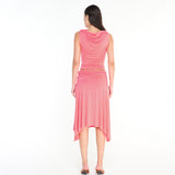 TAYLA - Draped jersey top