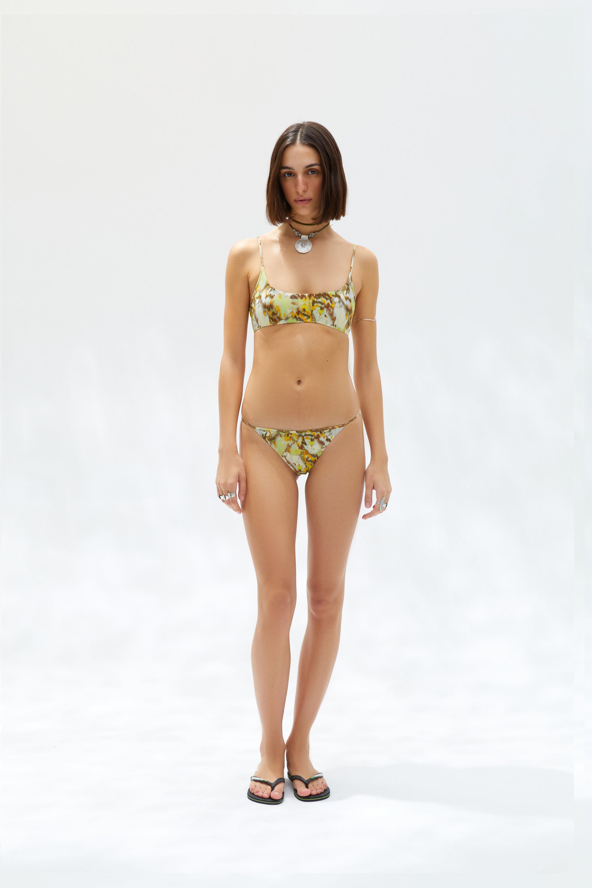 ANDY - Low-rise printed bikini briefs