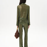 ALEXIUM - Sequin sheer pants