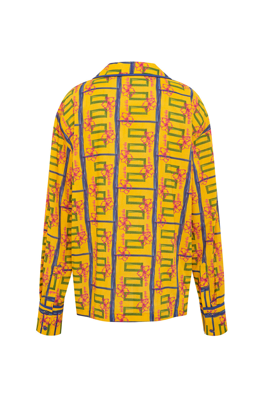 NICO - Printed shirt with contrast piping