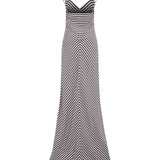 BAMBA - Stripe detailed maxi dress