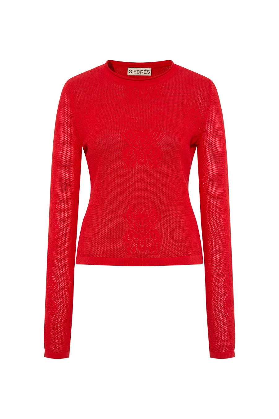 BERC - Intarsia knit long sleeve top