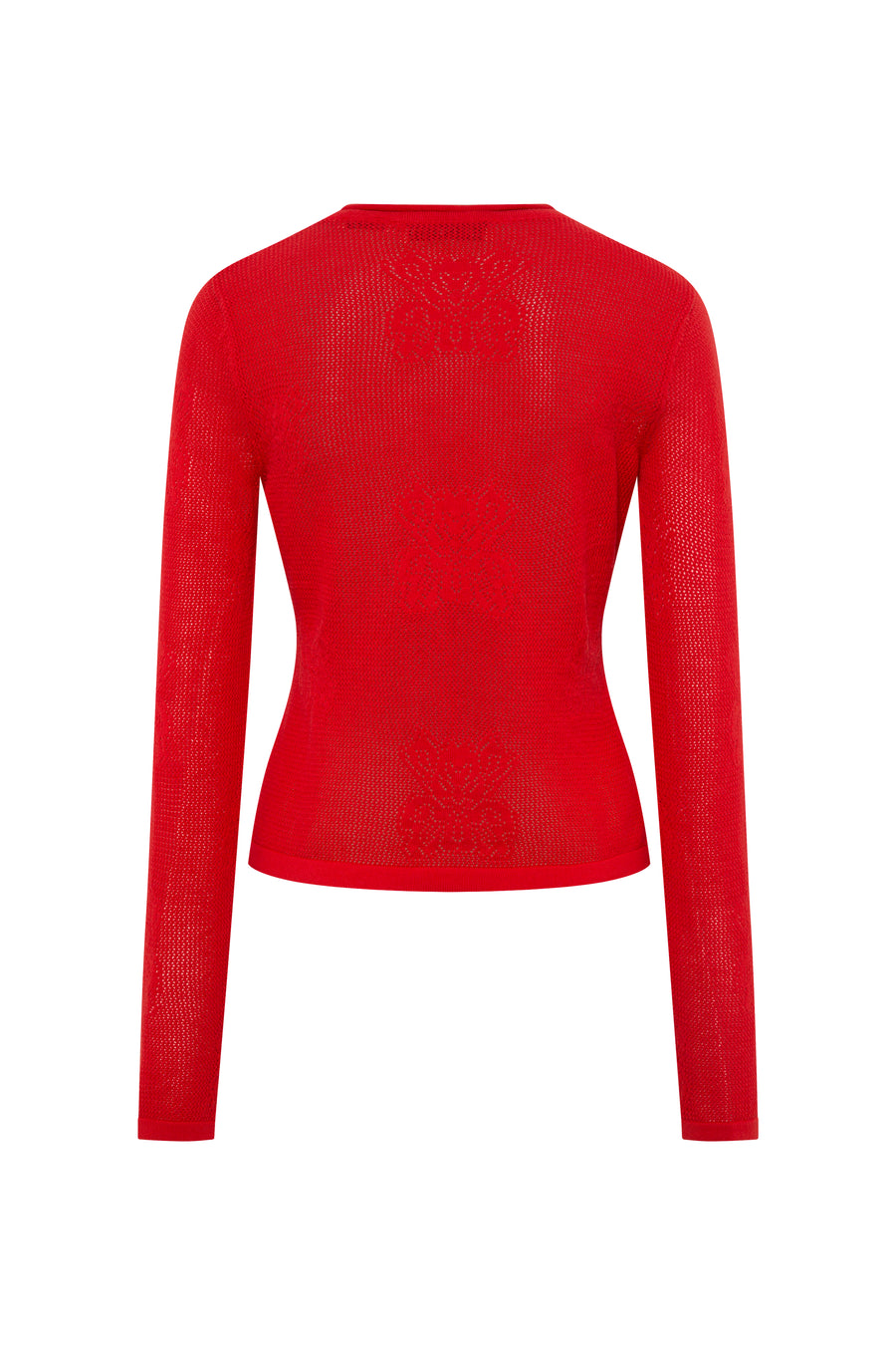 BERC - Intarsia knit long sleeve top