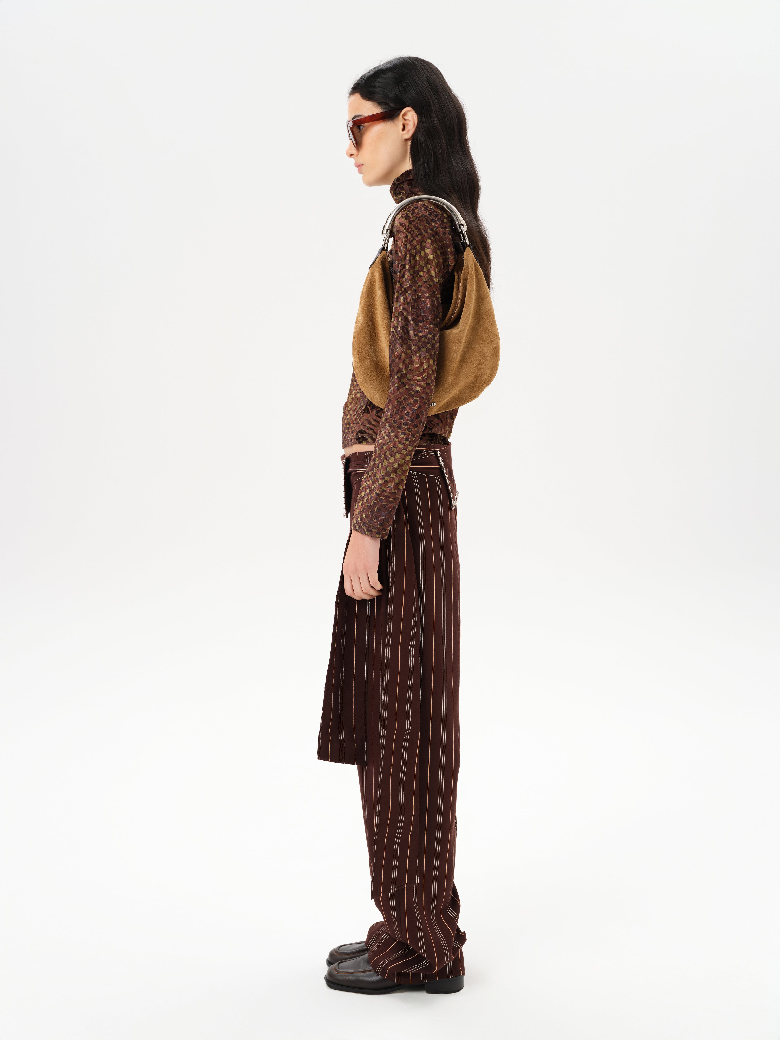 BLANCHE - Studded wrap-style pants