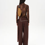 BLANCHE - Studded wrap-style pants