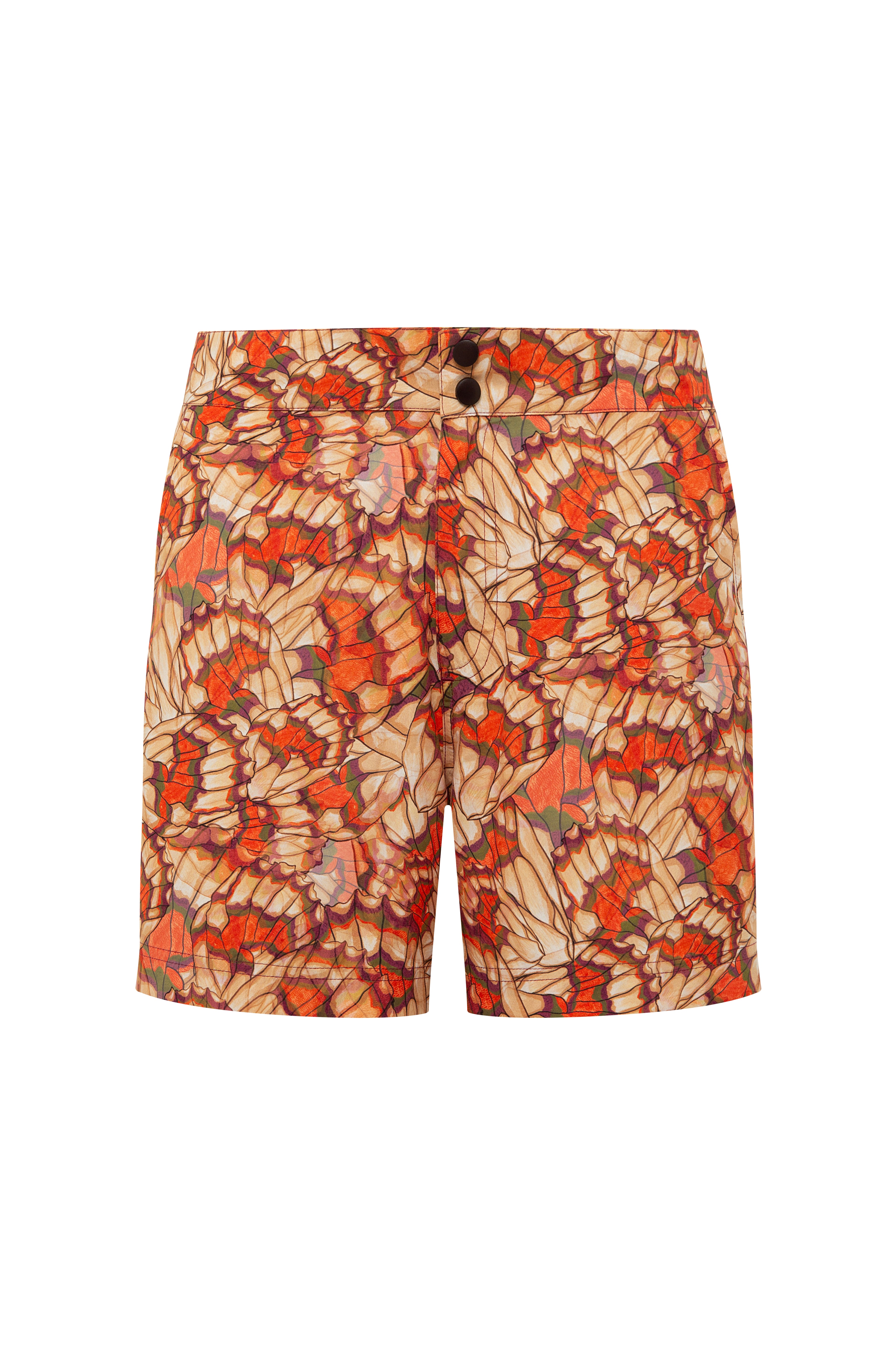BORA - Slim-fit short-length printed swim shorts