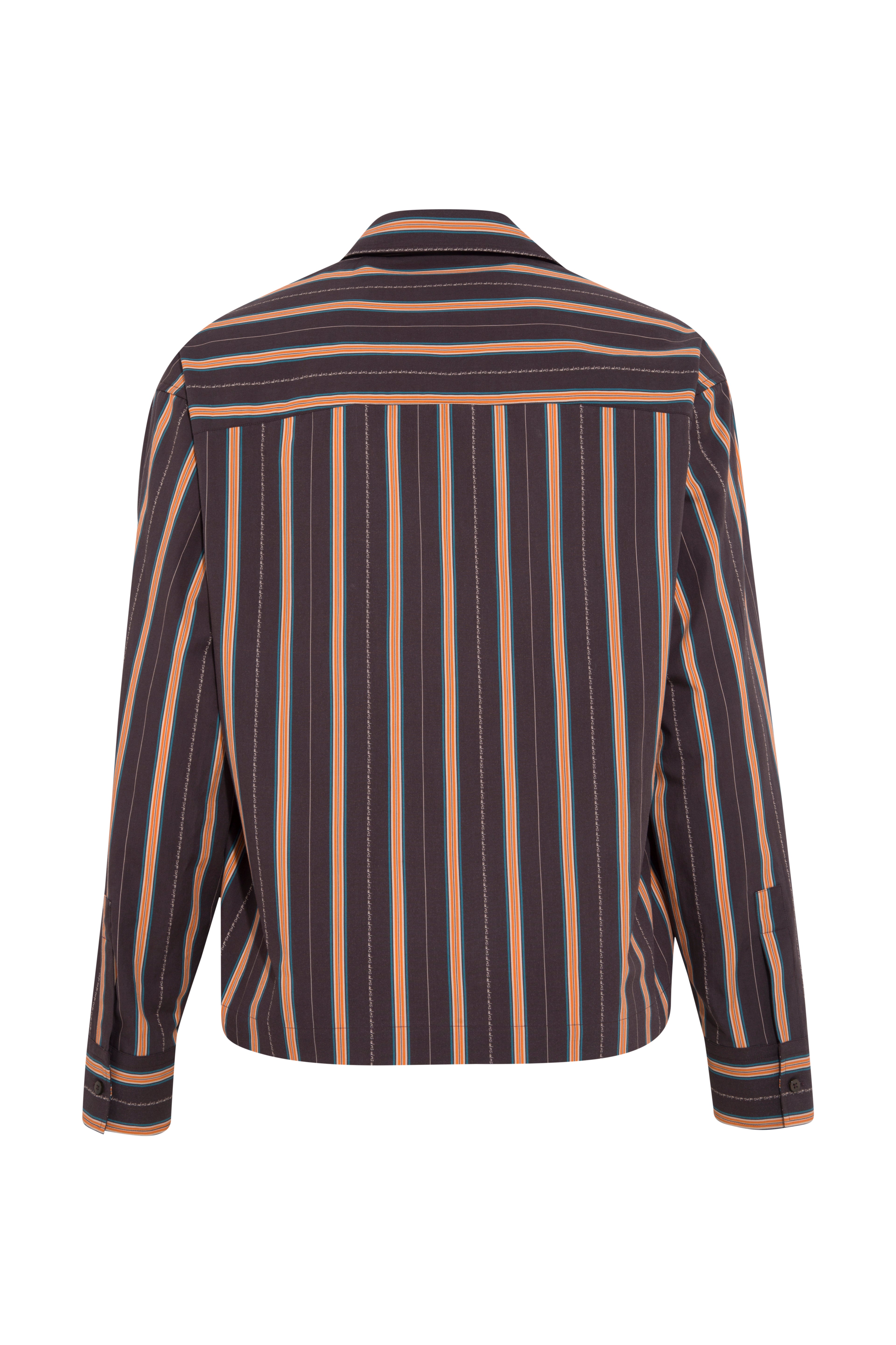 BRIGHT - Regular-fit stripe printed button-up shirt