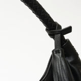 GALIA - Oversized tote bag with woven handle and removable tassel charm