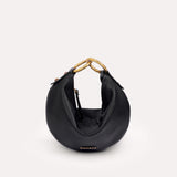 CHÉRIE SMALL - Mini hobo bag with metal top handle
