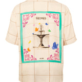 COLTON - Resort collar shirt with graphic print