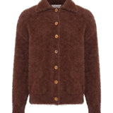 EARTH - Button-up knit jacket