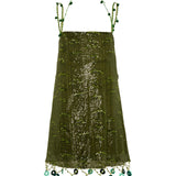 ENTA - Bead-embellished sequined mini dress