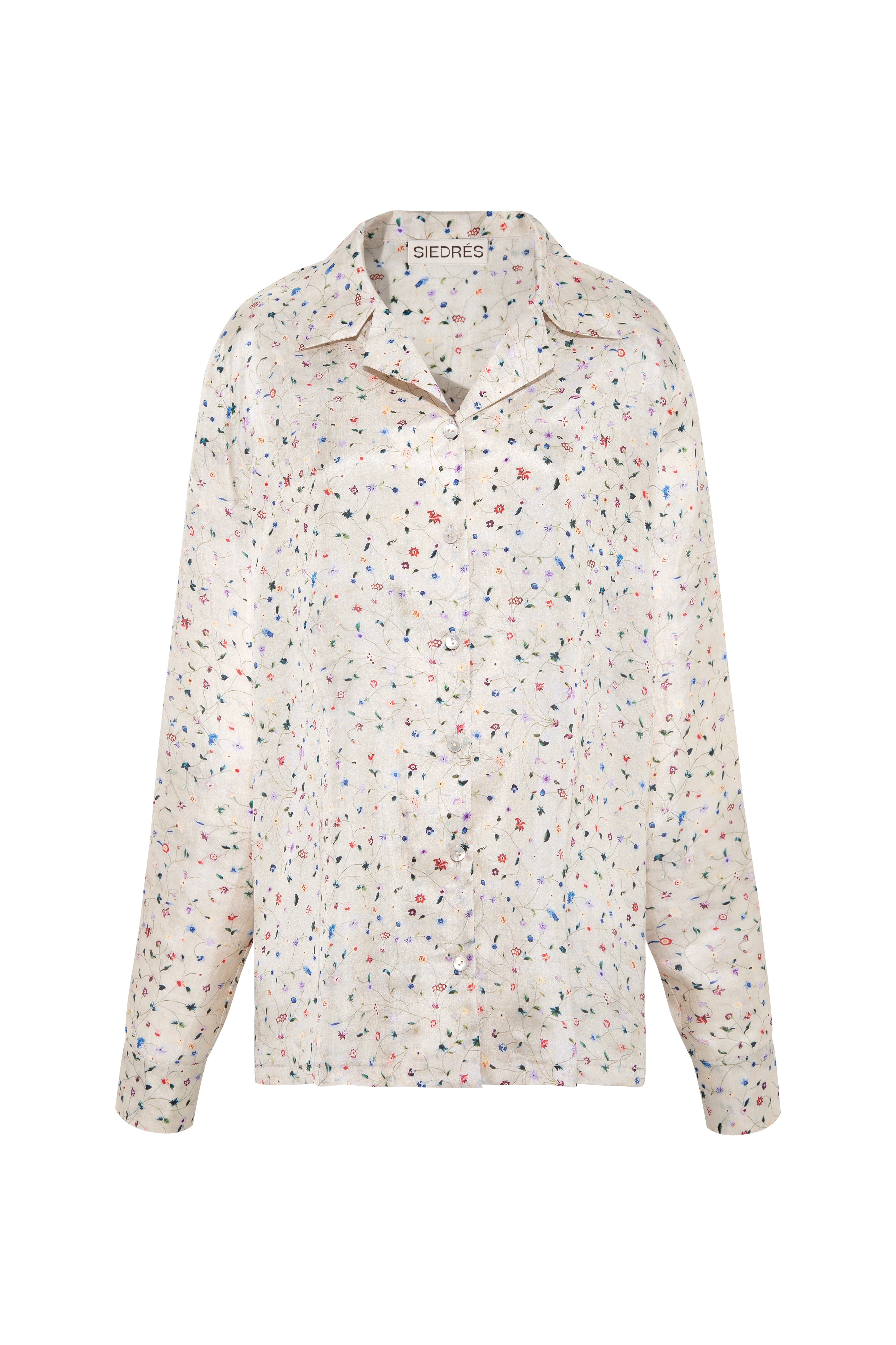 ERAS - Floral printed button-down shirt