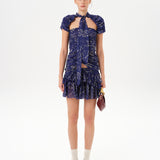 FIORA - Open-back ruched top