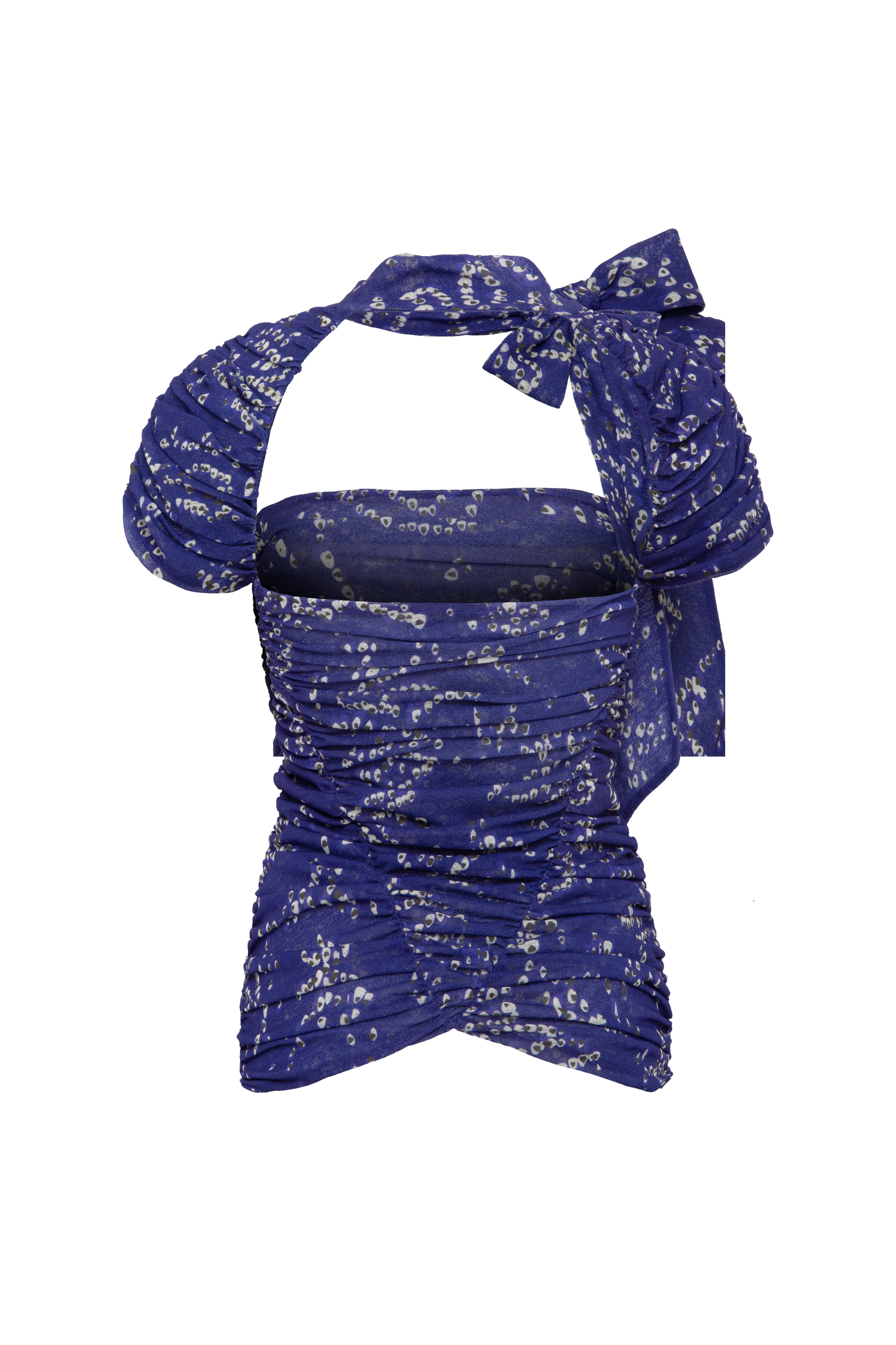 FIORA - Open-back ruched top