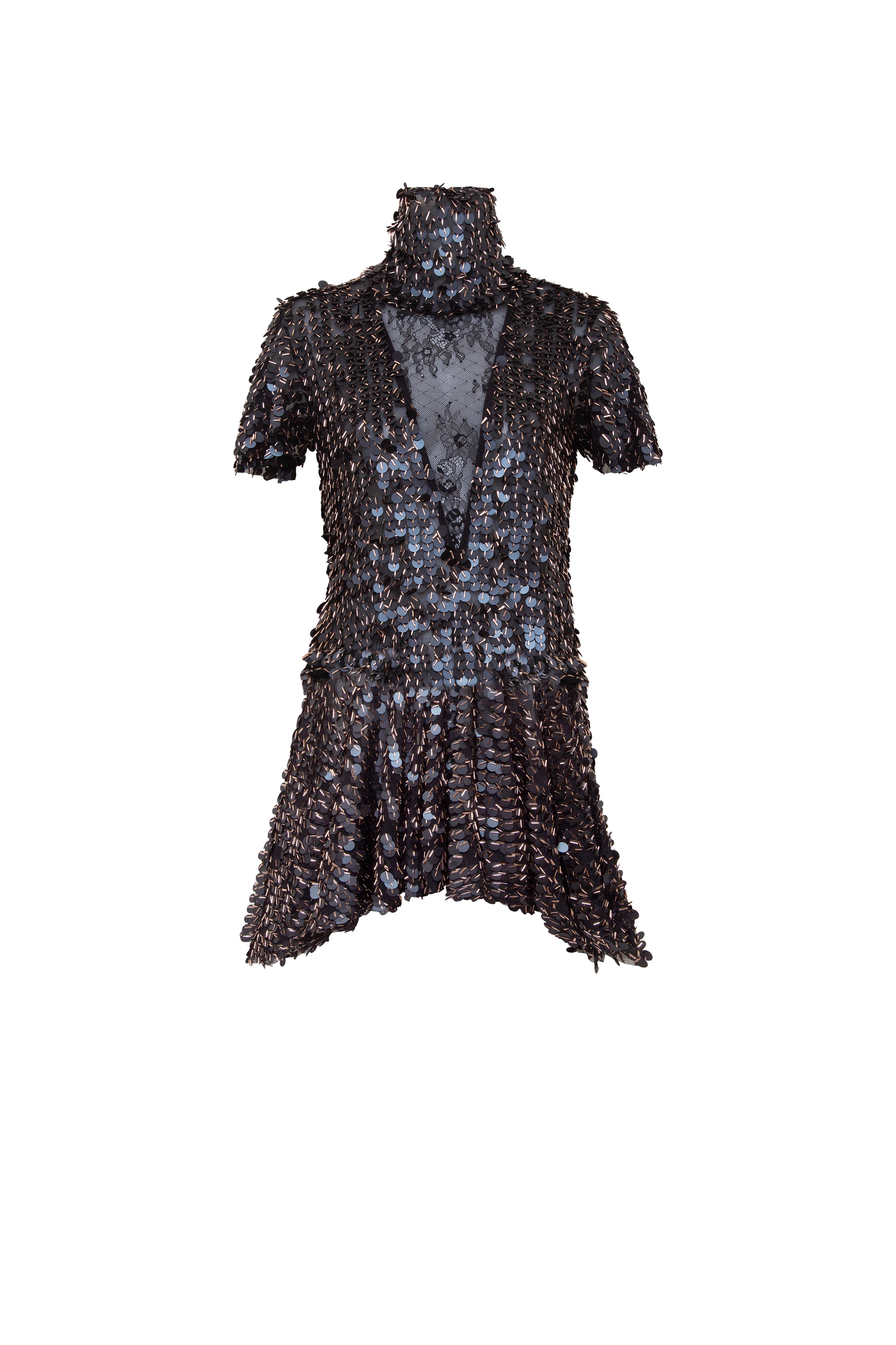 FRYN - All-over sequin embellished dress