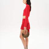 GEORGIE - Long sleeve cropped turtleneck top