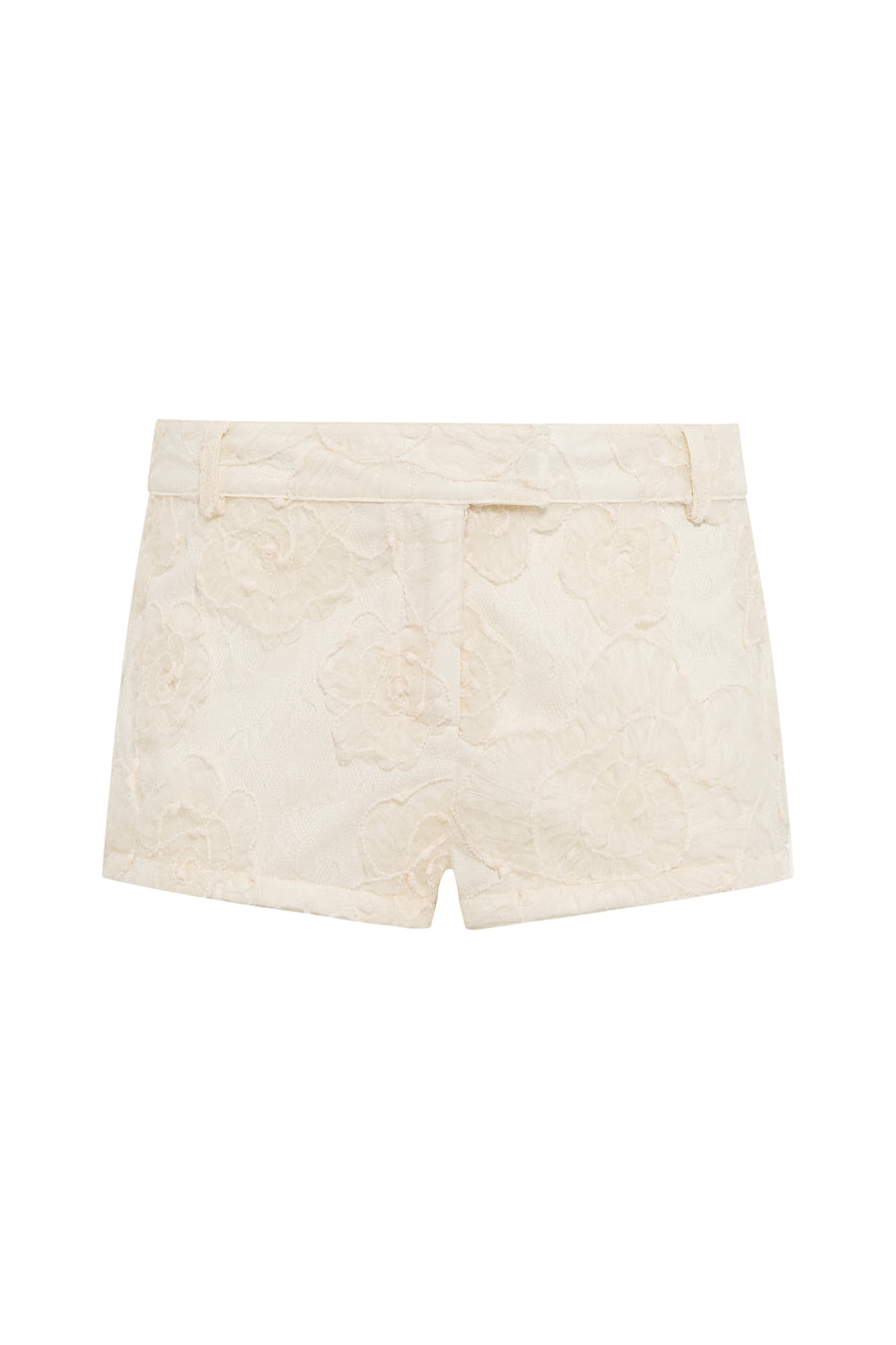 HOLI - Floral tulle overlayed mini shorts