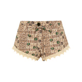 KOTA - Tie-front lace detailed shorts
