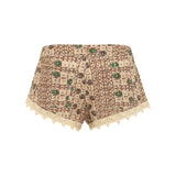 KOTA - Tie-front lace detailed shorts