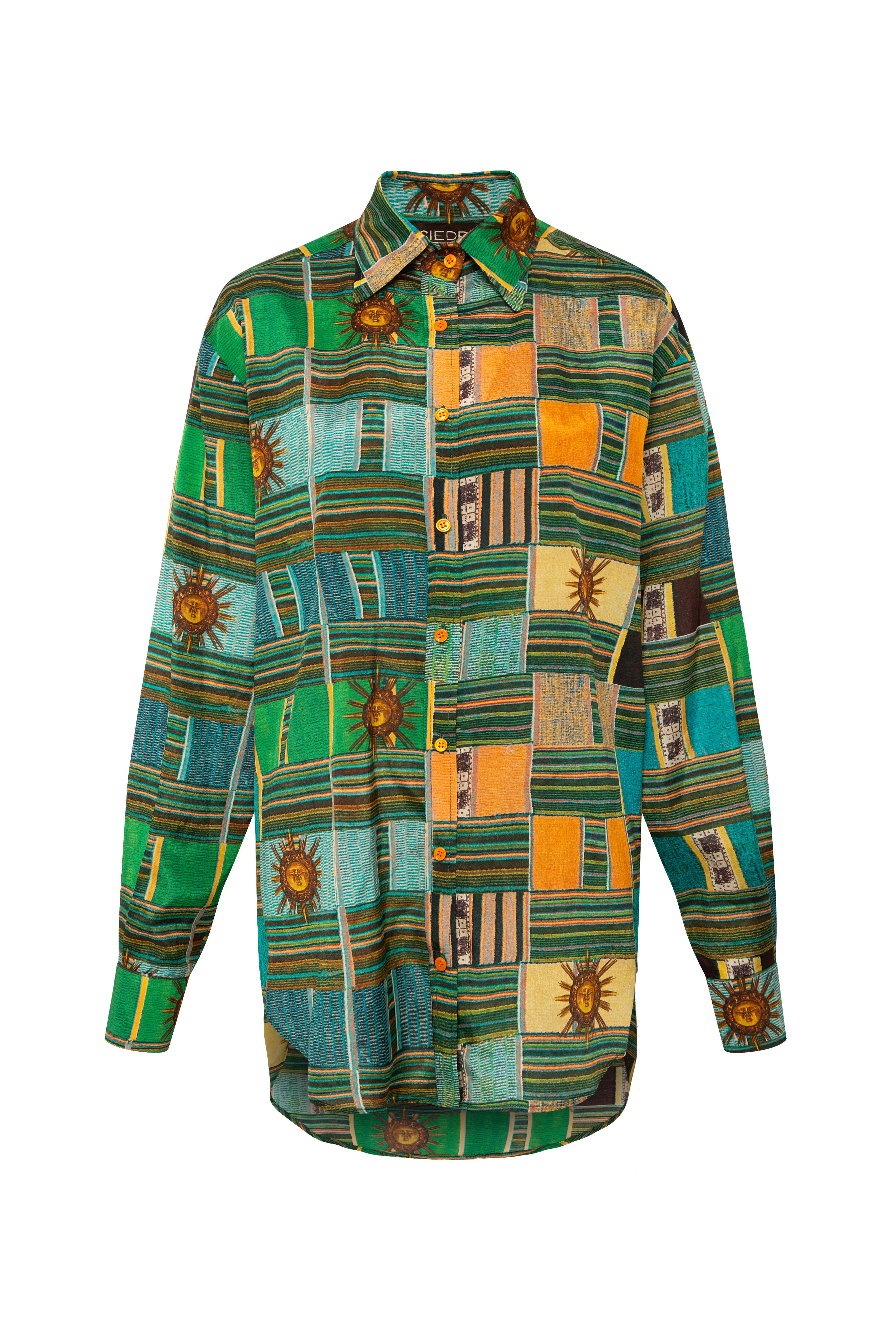 LAYN - Printed button-down shirt